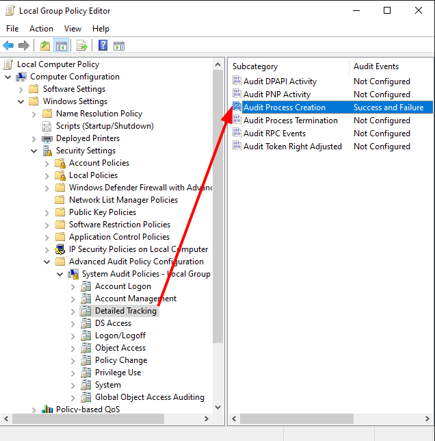 evtx-baseline screenshot