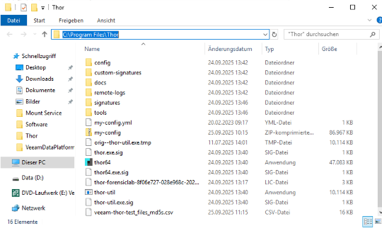 veeam-integration screenshot